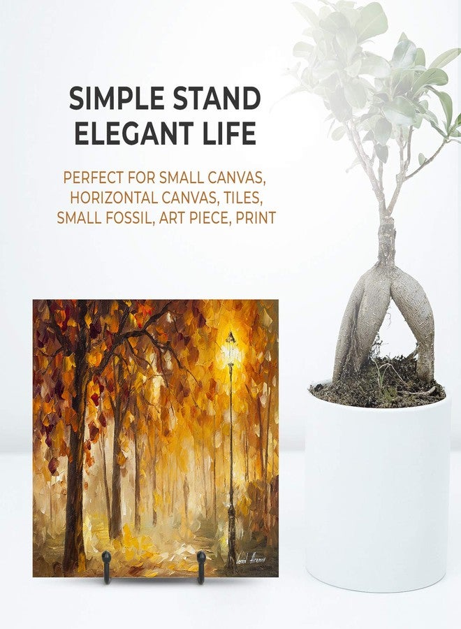 TRLife TR-LIFE Plate Stands for Display - 3 Inch Plate Holder Display Stand + Metal Frame Holder Stand for Picture, Decorative Plate, Book, Photo Easel (2 Pack) - Image 5